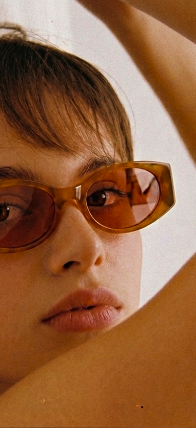 Person wearing sunglassed.